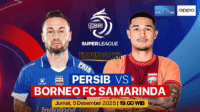 Starting Line Up Persib vs Borneo FC: Siap Raih 3 Poin di GBLA Malam Ini