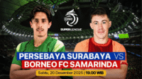 Persebaya vs Borneo FC Matchday Ke-15: Akankah Borneo Menelan Kekalahan Kembali atau Mampu Bangkit?