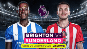 Prediksi Brighton vs Sunderland: Pasaran Lengkap, Head to Head, 5 Pertemuan Terakhir