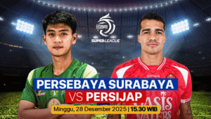 Prediksi Skor Persebaya vs Persijap: Duel Krusial di Gelora Bung Tomo