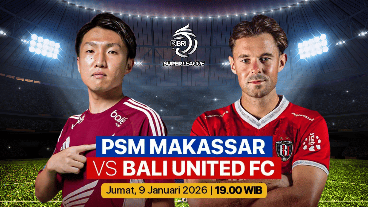 PSM Makassar vs Bali United Pasaran Lengkap